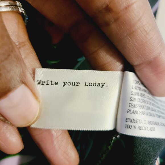 A New Day | Women's Black Multicolored Floral Print Mini Dress (Size Small) - Picture 8 of 14